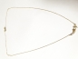 Preview: 585/-14K GOLD Collier  SCHWERT (KILIC) ZIRKONIA