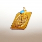 Preview: MASSIV ECHTER GOLDANHÄNGER 585/-14K GOLD Gottes Name ALLAH