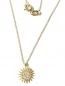 Preview: 585/-14K GOLD schöner SONNEN Gold Collier