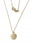 Preview: 585/-14K GOLD schöner SONNEN Gold Collier