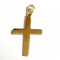 Preview: ECHTER GOLDANHÄNGER 585/-14K GOLD KREUZ OHNE STEINEN