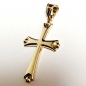 Preview: GOLDANHÄNGER 585/-14K GOLD KREUZ OHNE STEINE SUPER ANGEBOT