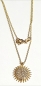 Preview: 585/-14K GOLD bezaubernder Sonnen Gold Collier