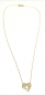 Preview: 585/-14K GOLD HERZ Collier mit schönen Zirkonia