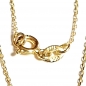 Preview: 585/-14K GOLD HERZ Collier mit Zirkonia bestückt