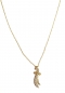 Preview: 585/-14K GOLD Collier SCHWERT (KILIC) ZIRKONIA