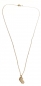 Preview: 585/-14K GOLD Babyfüsschen Collier mit Zirkonia