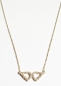 Preview: 585/-14K GOLD bezaubernde Engelsflügel Gold Collier mit Zirkonia