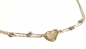 Preview: 585/-14K GELBGOLD ARMBAND MIT ZIRKONIA HERZFORM