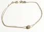 Preview: Echter 585/-14K GELBGOLD ARMBAND MIT ZIRKONIA