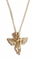 Preview: 585/-14K GOLD ENGEL Collier mit Zirkonia