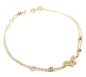 Preview: 585/-14K GELBGOLD ARMBAND MIT ZIRKONIA SCHMETTERLING