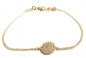 Preview: 585/-14K GELBGOLD ARMBAND MIT ZIRKONIA