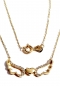 Preview: 585/-14K GOLD magische Engelsflügeln-Herz Gold Collier mit Zirkonia bestückt