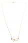 Preview: 585/-14K GOLD magische Engelsflügeln-Herz Gold Collier mit Zirkonia bestückt
