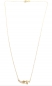 Preview: 585/-14K GOLD Collier SCHWERT (KILIC) mit ZIRKONIA bestückt