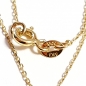 Preview: 585/-14K GOLD Collier mit magischem Schneeflocken Goldanhänger