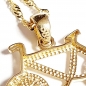 Preview: GOLDKETTE 585/-14K MIT ECHTEM 585 /-14K FAHRRAD ANHÄNGER