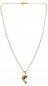 Preview: GOLDKETTE 585(14K)MIT ECHTEM 585 (14K) ANHÄNGER DELPHIN NAZAR