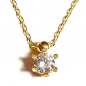Preview: 585/-14K GOLD Collier mit wunderschönem ZIRKONIA bestückt