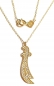 Preview: 585/-14K GOLD Collier SCHWERT (KILIC) mit ZIRKONIA