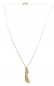 Preview: 585/-14K GOLD Collier SCHWERT (KILIC) mit ZIRKONIA