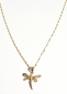 Preview: GOLDKETTE 585/-14K MIT ECHTEM 585 / -14K LIBELLEN ANHÄNGER