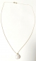 Preview: 585/-14K GELBGOLD Collierkettchen mit weißem Bergquarz