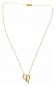 Preview: 585/-14K GOLD HERZ Collier mit Zirkonia bestückt