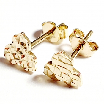 Echt Gold 585/ -14 K Ohrstecker schön ohne Steine