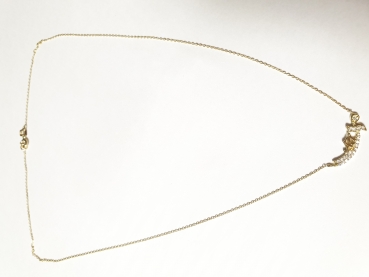 585/-14K GOLD Collier  SCHWERT (KILIC) ZIRKONIA
