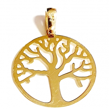 585 /-14K GOLD LEBENSBAUM ANHÄNGER OHNE STEIN SUPER ANGEBOT
