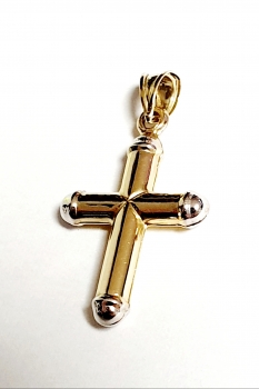 GOLDANHÄNGER 585/-14K GOLD KREUZ OHNE STEINE SUPER ANGEBOT