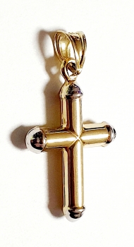 GOLDANHÄNGER 585/-14K GOLD KREUZ OHNE STEINE SUPER ANGEBOT