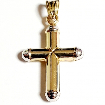 GOLDANHÄNGER 585/-14K GOLD KREUZ OHNE STEINE SUPER ANGEBOT