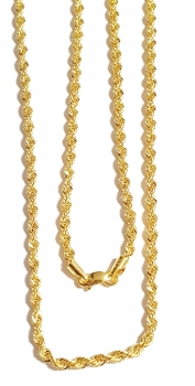 585/-14K GELBGOLD KETTE massiv 65cm