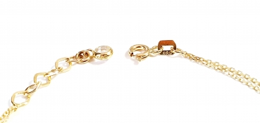 585/-14K GELBGOLD ARMBAND MIT ZIRKONIA SCHMETTERLING
