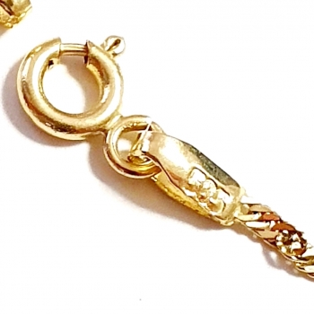 585/-14K GELBGOLD KINDERARMBAND MIT PLATTE, für GRAVUR geeignet