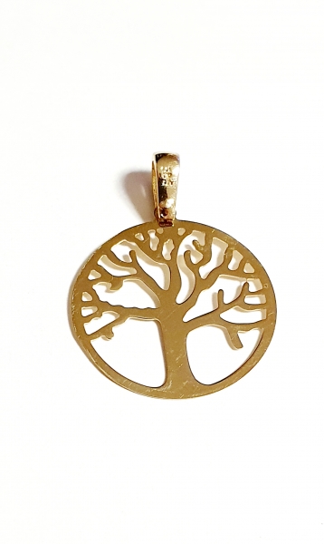 585 /-14K GOLD LEBENSBAUM ANHÄNGER OHNE STEIN SUPER ANGEBOT