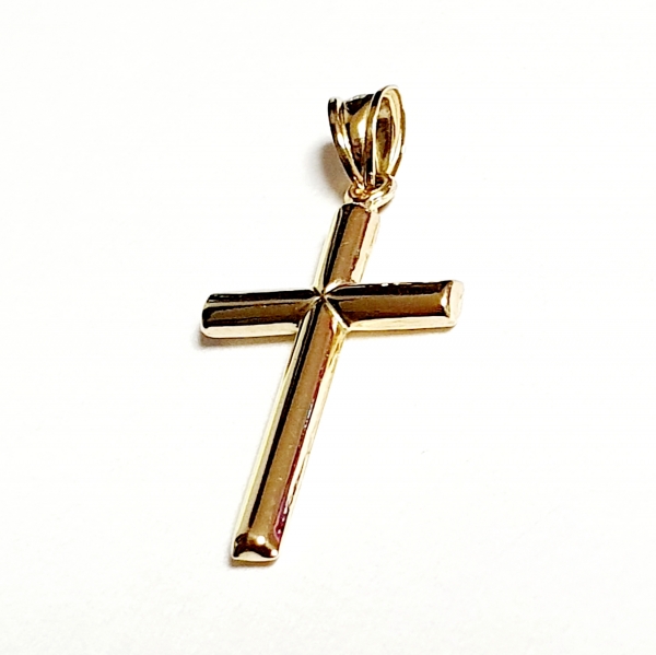 ECHTER GOLDANHÄNGER 585/-14K GOLD KREUZ OHNE STEINE SUPER ANGEBOT