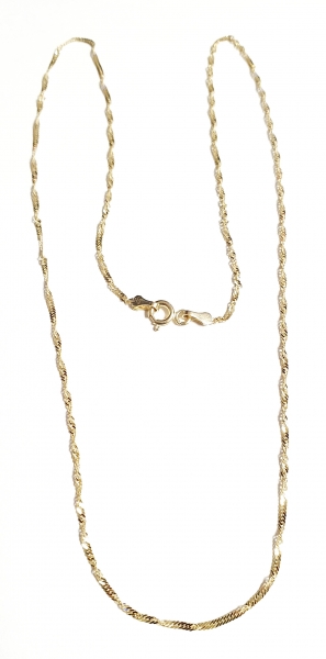 Goldkette 585/- 14K massiv Gelbgold
