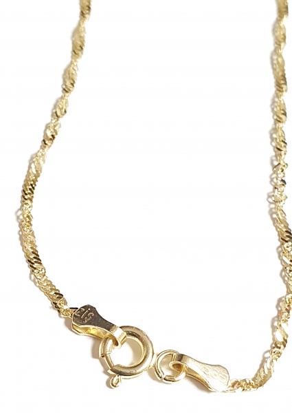 Goldkette 585/- 14K massiv Gelbgold