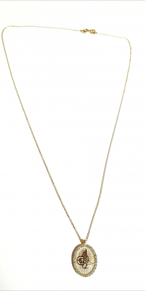 585/-14K GOLD Collier OSMANLI TURA ZIRKONIA