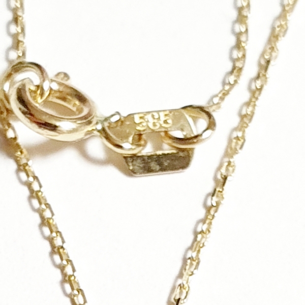 585/-14K GOLD magischer SEESTERN Gold Collier